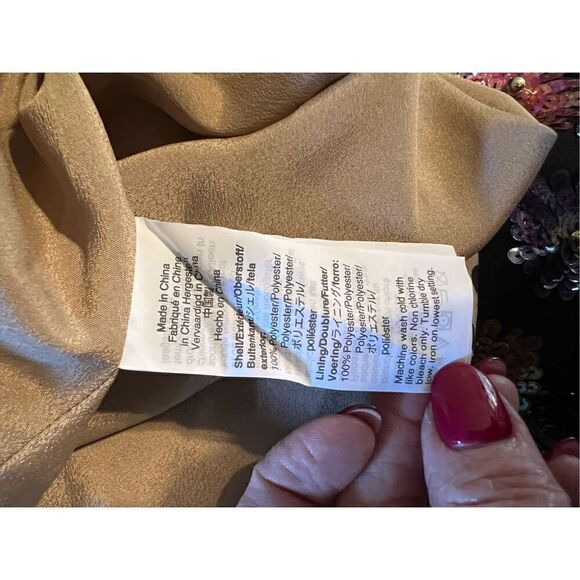 J Crew Women’s Size 0 Button Front A Line Midi Dress Tan Black Leopard Print - Picture 12 of 12